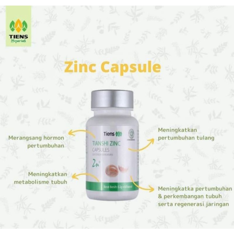 TIANSHI ZINC (Peninggi Badan) capsule