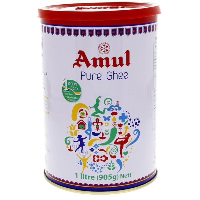 

AMUL GHEE TIN - THE TASTE OF INDIA 1 LTR (905 GR)