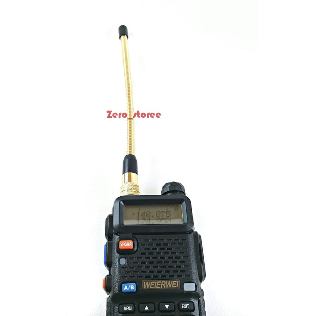 VHF Antena HT Unier Kuning SMA Female Baofeng verxion weierwei alinco