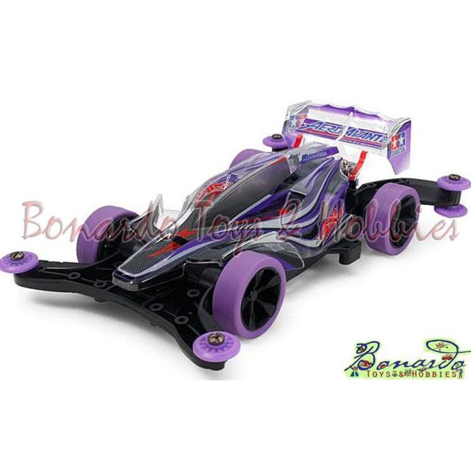 8eif tamiya #95062 - aero avante violet special (clear body) (mini 4wd) 16y6