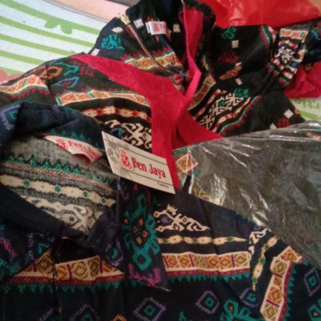 Couple Batik Kombi Brokat B39 Xl,xxl ( Jual Terpisah)
