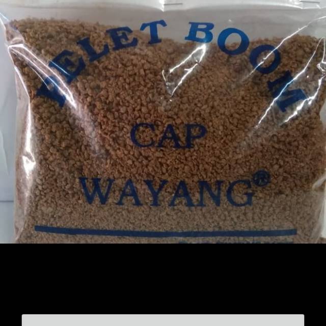 Pelet boom cap wayang pelet umpan mancing ikan mas nila mujair dll
