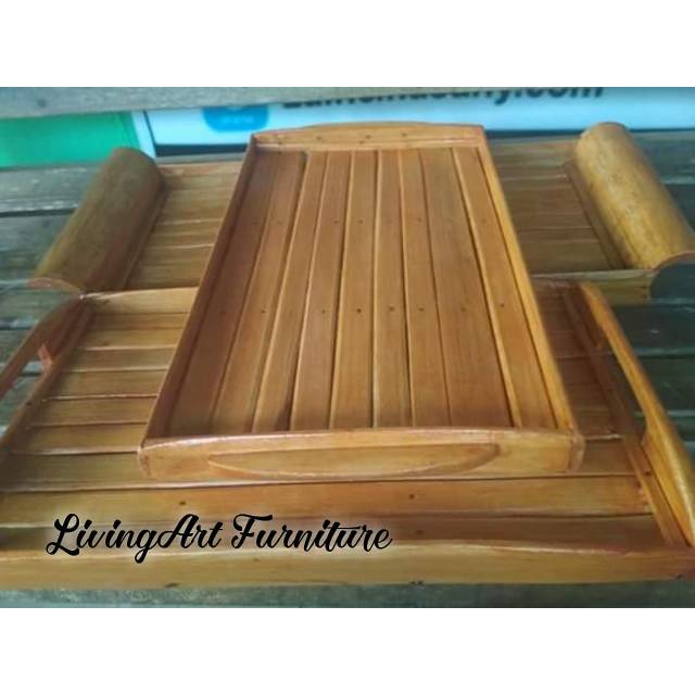 Nampan bambu || nampan minimalis