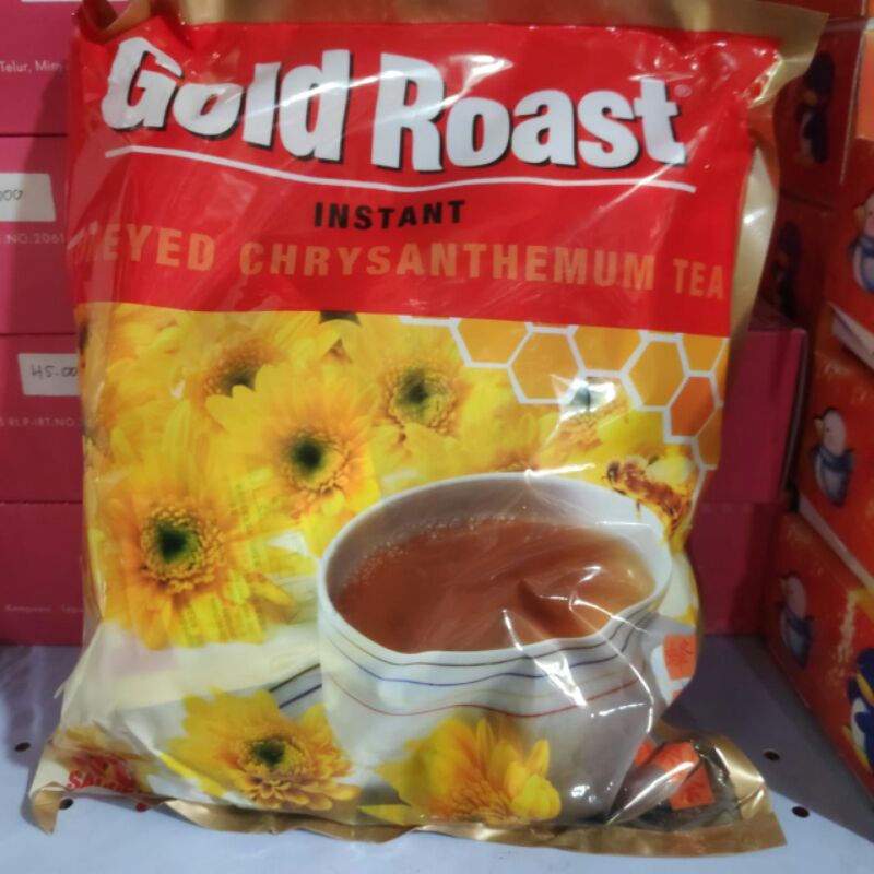 

gold roast honeyed chrysantemum tea teh bunga