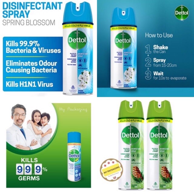 dettol kills virus dan bakteri kuman hingga 99,9% Original