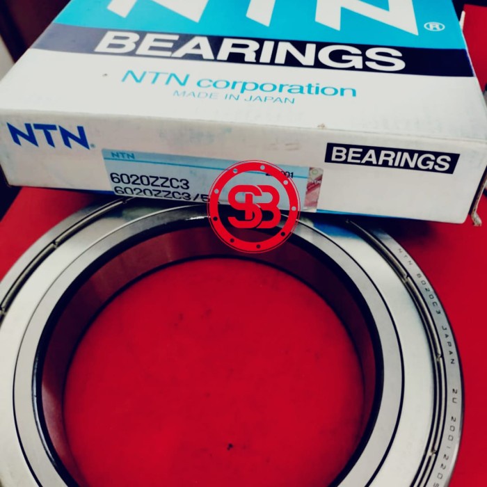 Bearing / Laker / Laher NTN 6020 ZZ tutup besi 6020ZZ