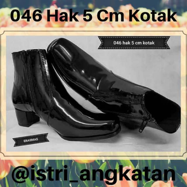 Sepatu 046 Hak 5 Cm Kotak (Size 35-40)