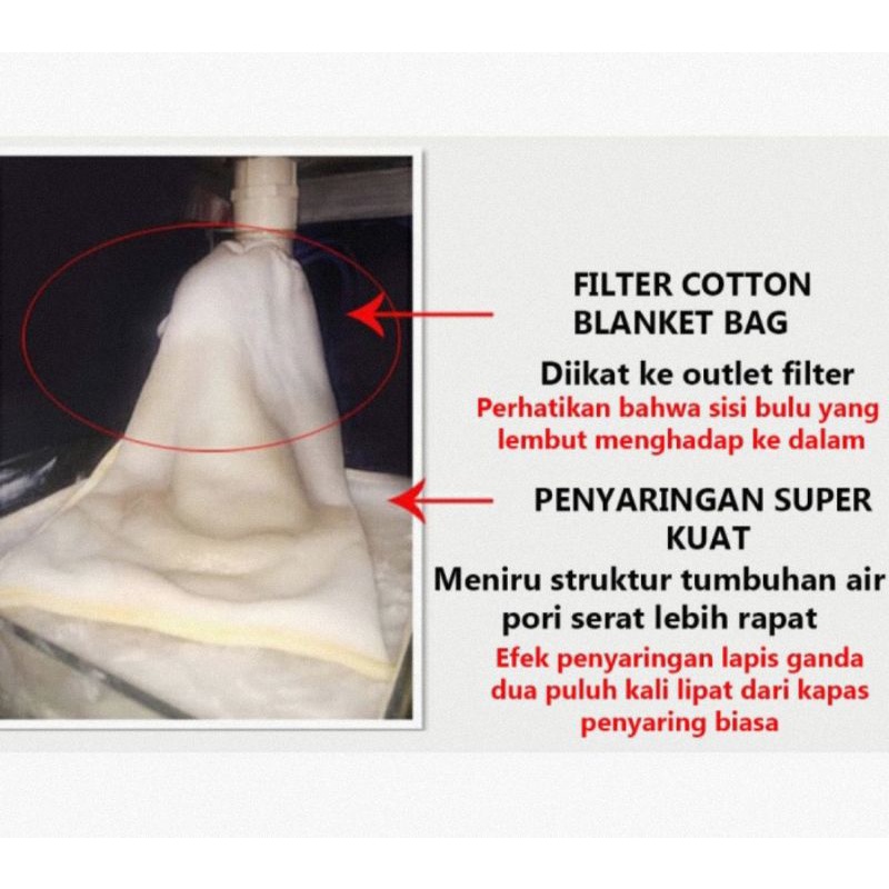 Filter cotton magic untuk filter ikan filter kran dll