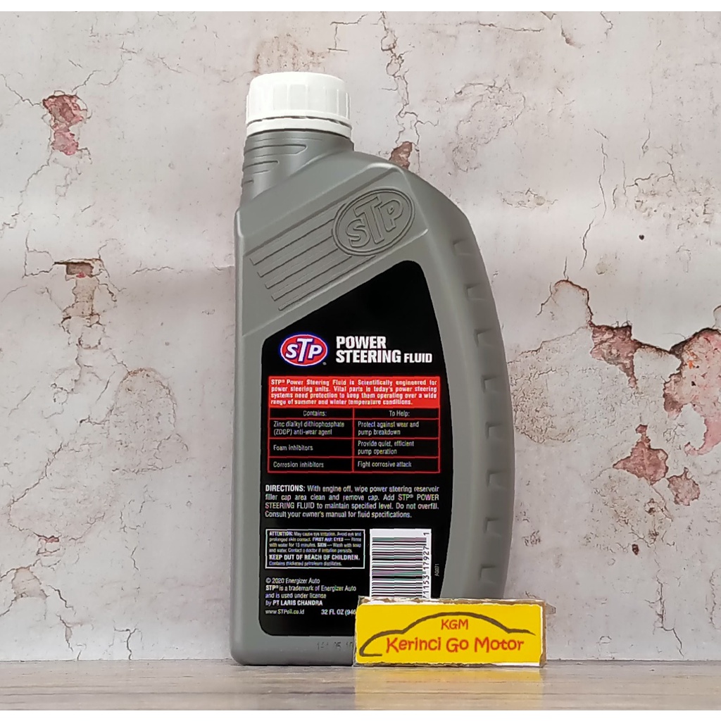 STP POWER STEERING FLUID 946ml BENING - OLI POWER STEERING STP 1L