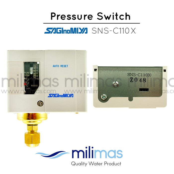 Saginomiya - SNS-C110X Pressure Control Switch 10 BAR - ORIGINAL