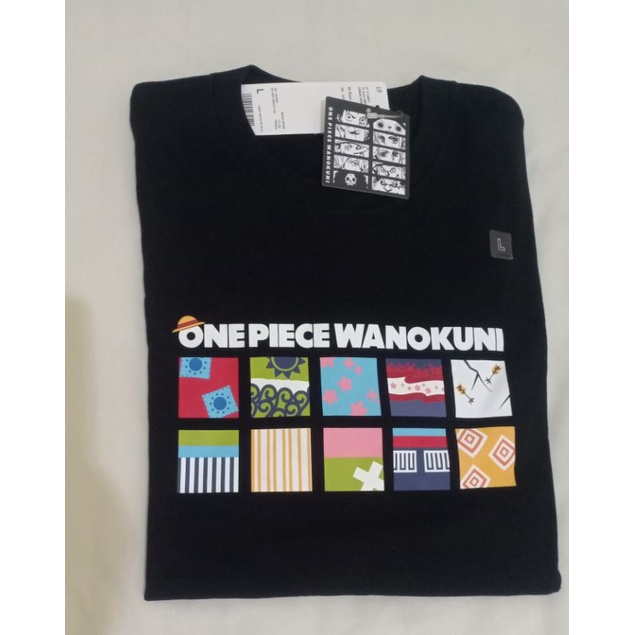 UNIQLO X ONE PIECE ORIGINAL TSHIRTS/ WANOKUNI BLACK/Size L