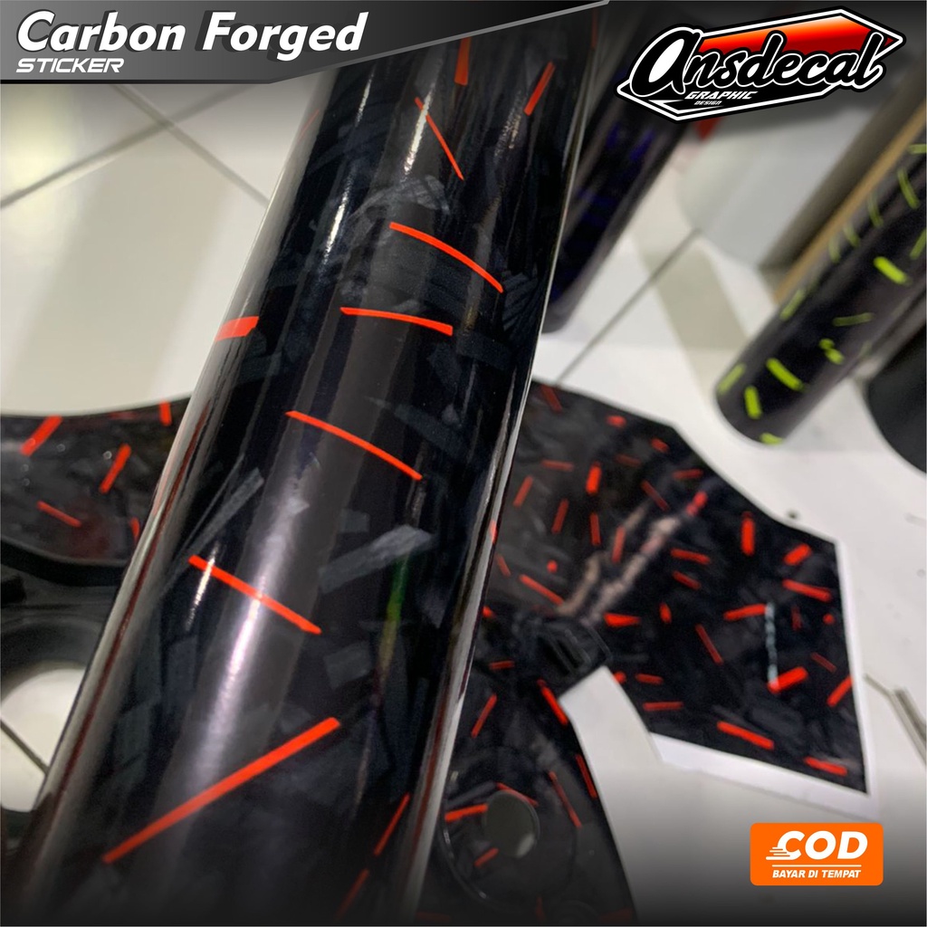Sticker Carbon Forged | Sticker Carbon Motif | Carbon Forged