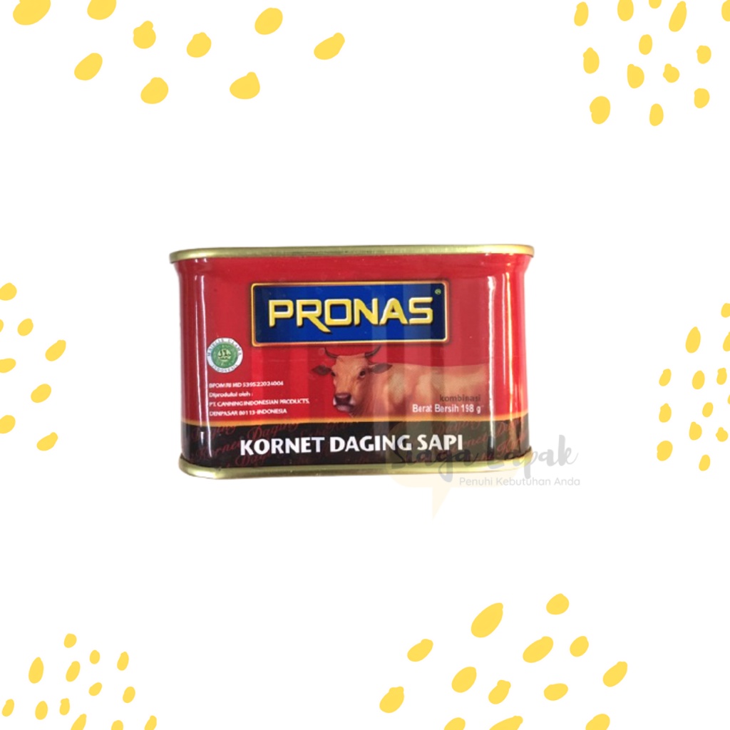 Pronas Kornet Daging Sapi 198gr (Corned Beef)