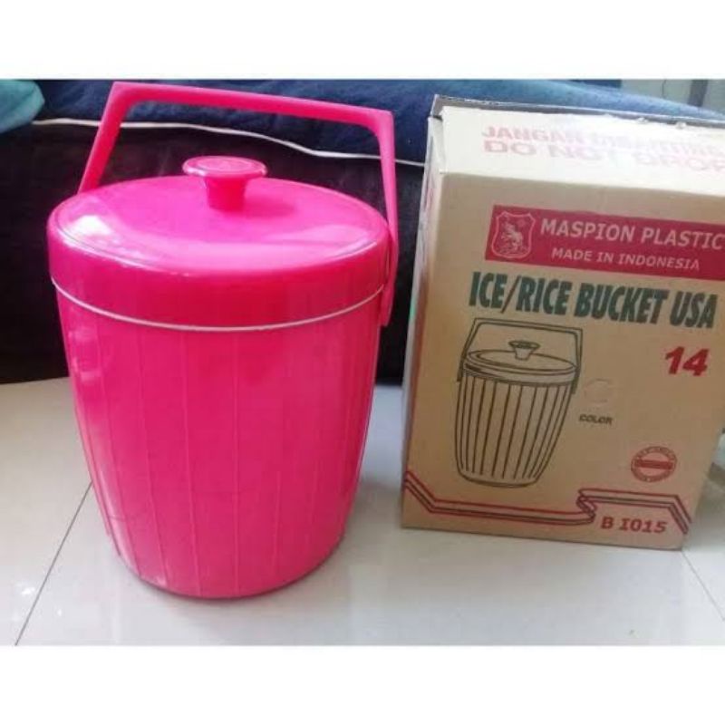 termos nasi termos es batu merk maspion ice/rice bucket 6 8 10 14 17