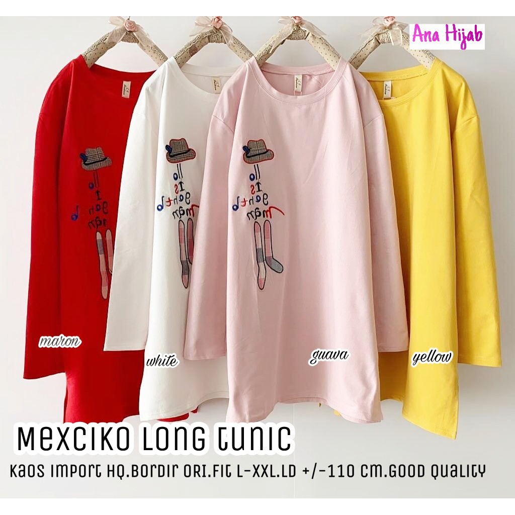 Mexciko Long Tunik By Ana Hijab| Suplier Hijab Solo| Grosir