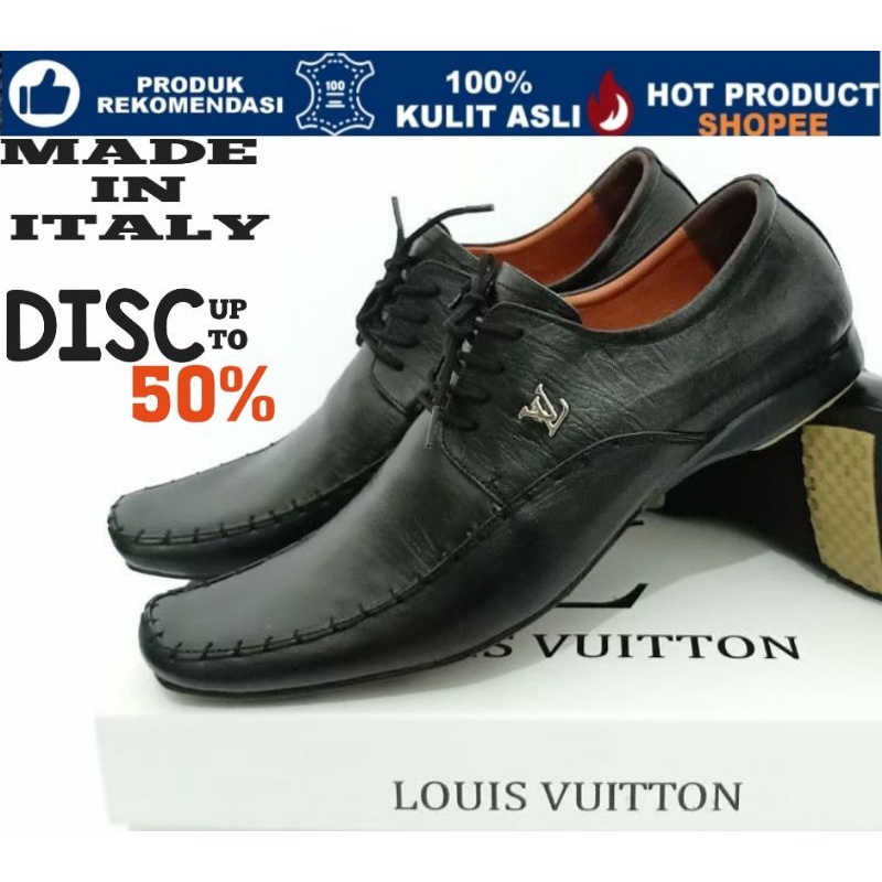 CATANIA 03 | WOLF x LV | SEPATU FORMAL PRIA PENTOFEL IMPORT KERJA KANTOR DINAS PESTA