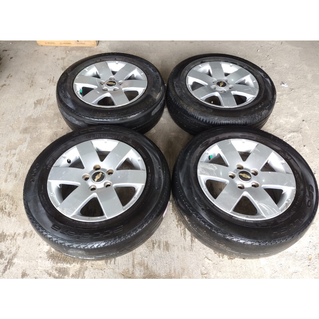 velg pelek mobil std orginal captiva ring 16 pcd 5/114 bonus ban