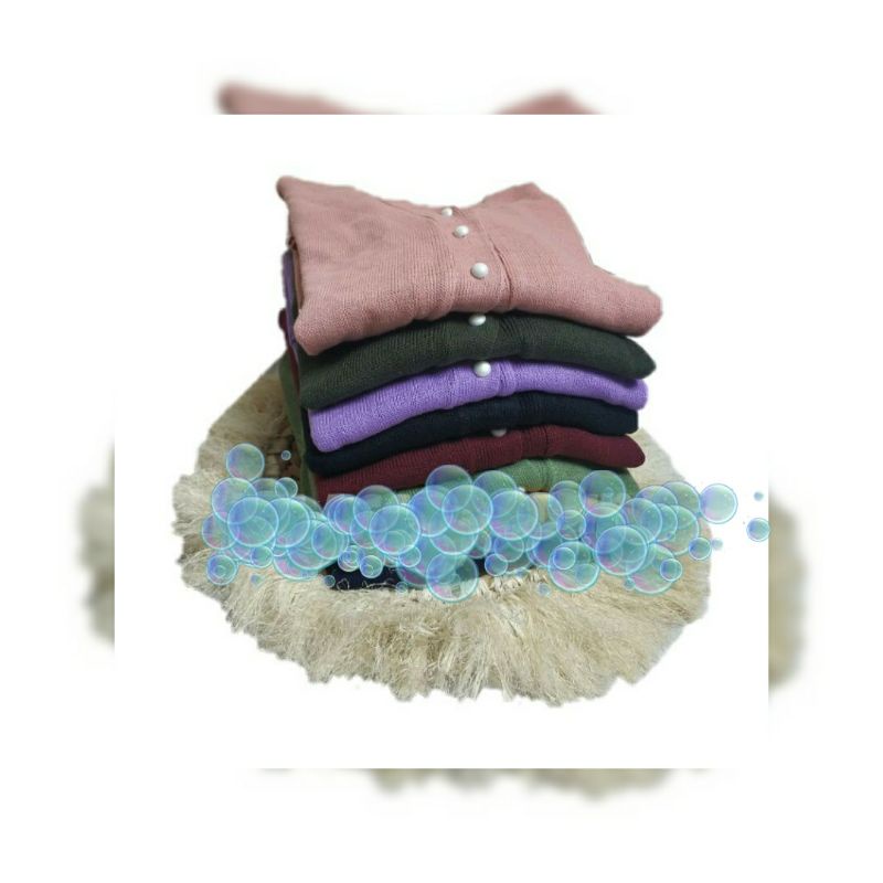 Cardigan Rajut Kancing Saku || Long Cardi Kancing || Rajut Knit