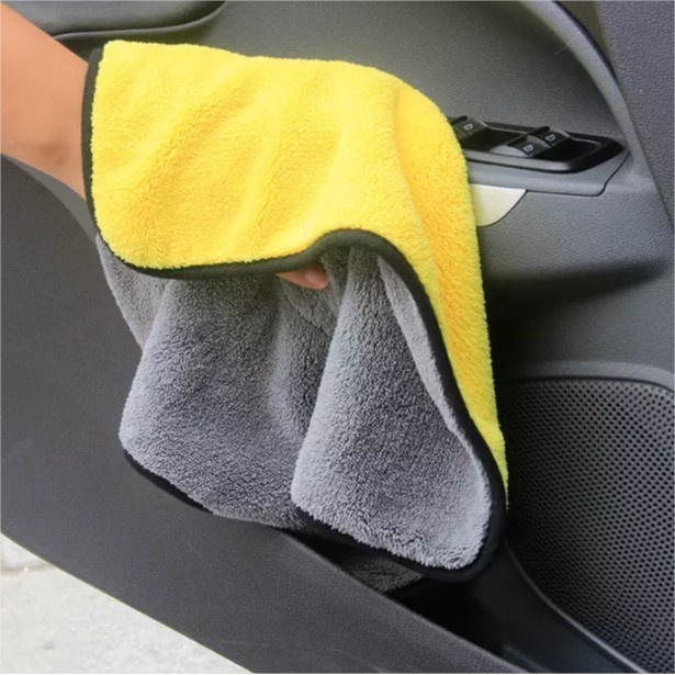 LAP KUNING MICROFIBER 30X30 CM KAIN LAP KACA CUCI MOBIL MOTOR HANDUK CUCI TANGAN SERBAGUNA