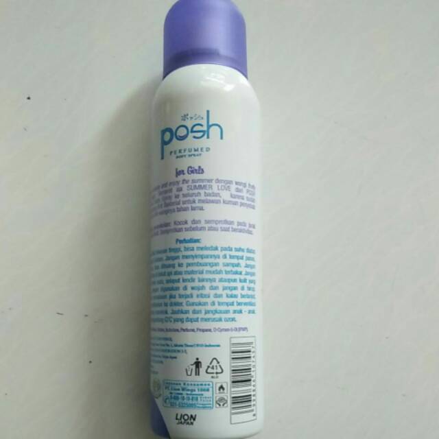 Posh Parfumed Body Spray 150ml