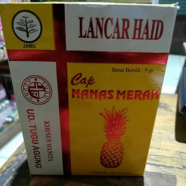 

Lancar haid cap nanas merah