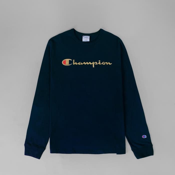 champion long sleeve navy