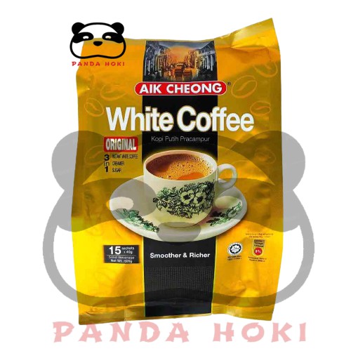 

Aik Cheong White Coffee Original 600 gr [ 15 sachet x 40 gr ]