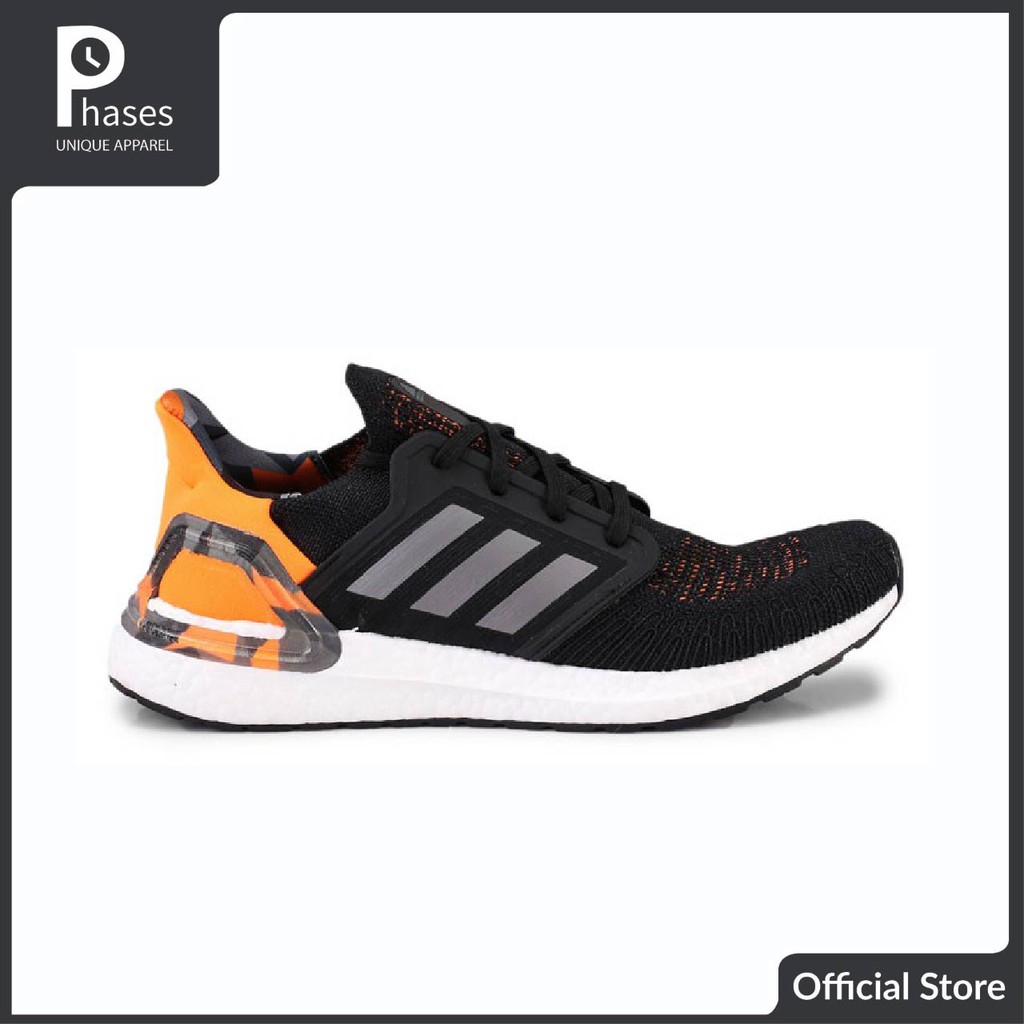 Adidas Ultraboost 20 Black Orange Original Import