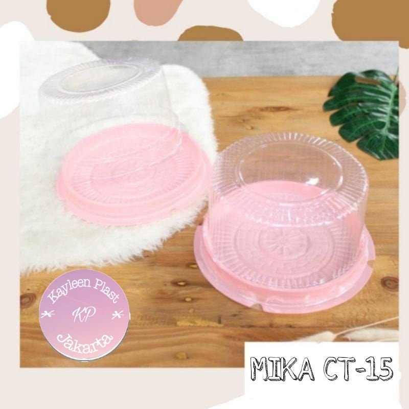 (ISI 10) Mika Tumpeng Mini CT15/ CT-15 / CT 15 Mika bolu bulat / Tempat puding