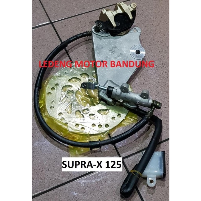 Cakram Supra-X 125 Belakang + Kaliper Master Rem Nissin Kw Bukan Ori