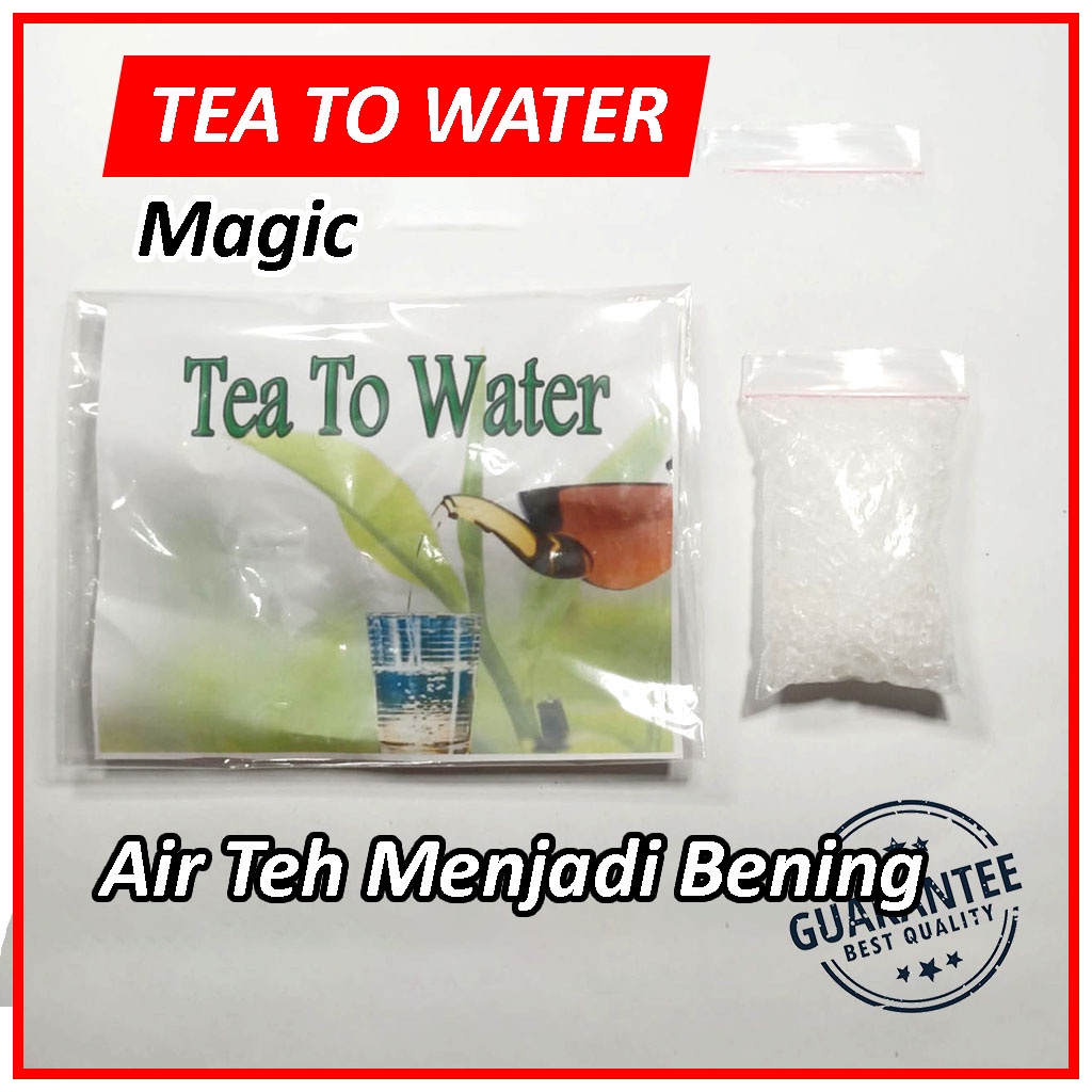 Gimick Sulap Tea to water Sulap Air Teh Jadi Bening