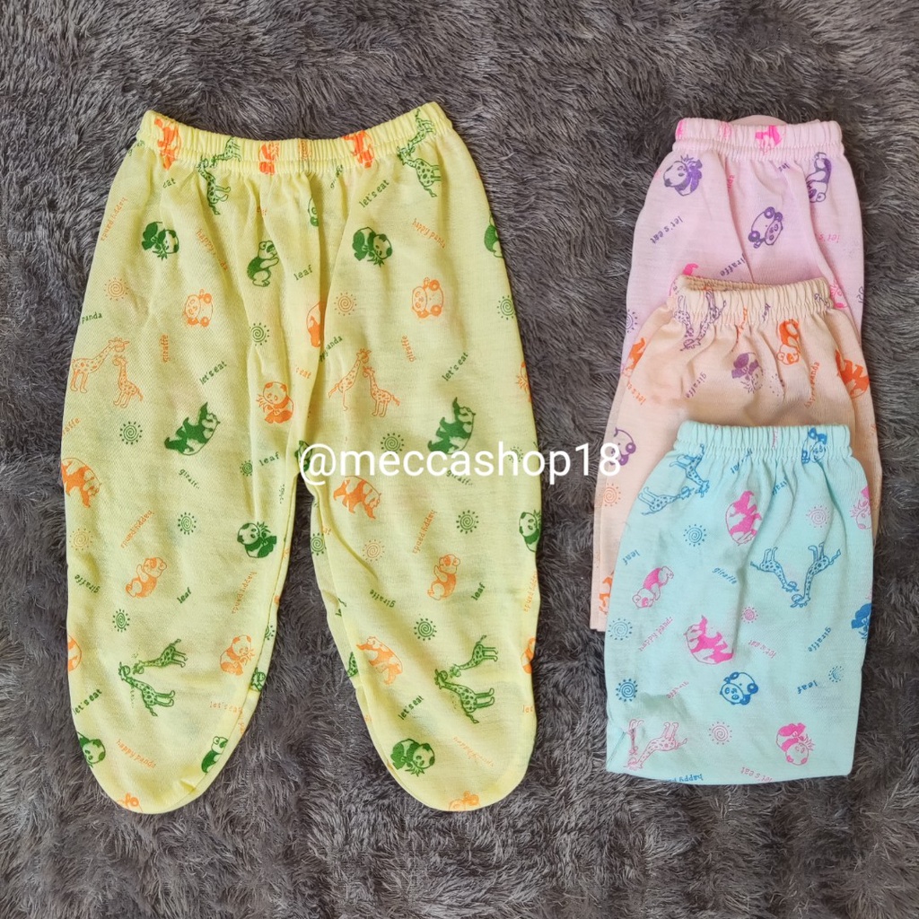 Celana Panjang Bayi tutup / Legging Bayi Newborn Murah Bahan Katun Nyaman Dan Lembut