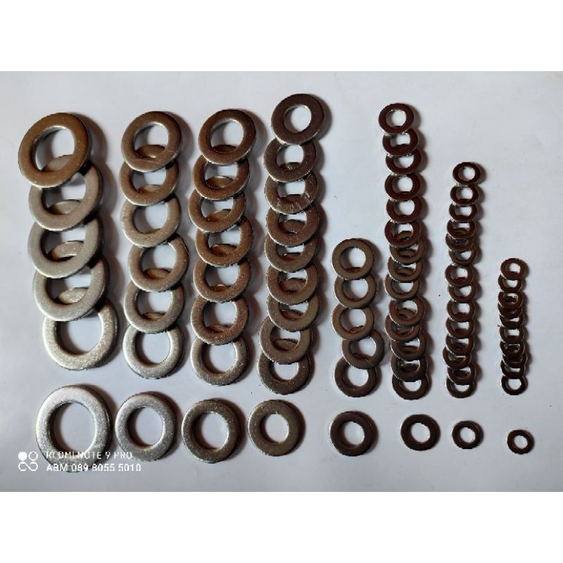 Ring Plat Stainless M12 atau Ring 17