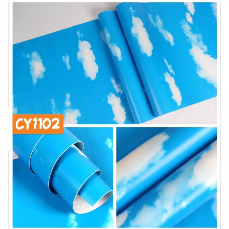 1kg Wallpaper dinding ruang tamu rumah kamar tidur uk 45cmx10m CY1102