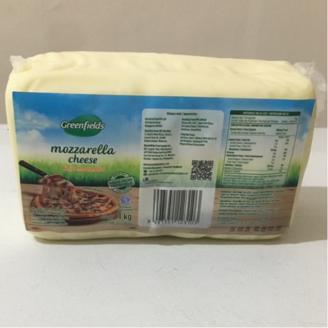 

GREENFIELDS KEJU MOZARELLA 1KG