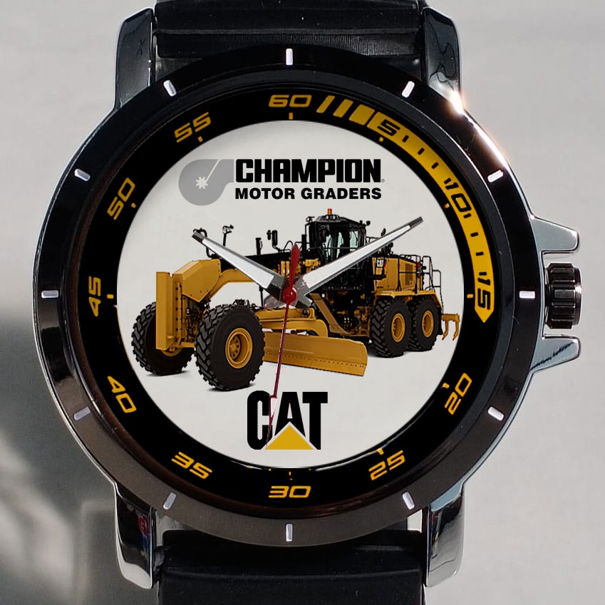 Jam Tangan Pria Cat Motorgrader Custom