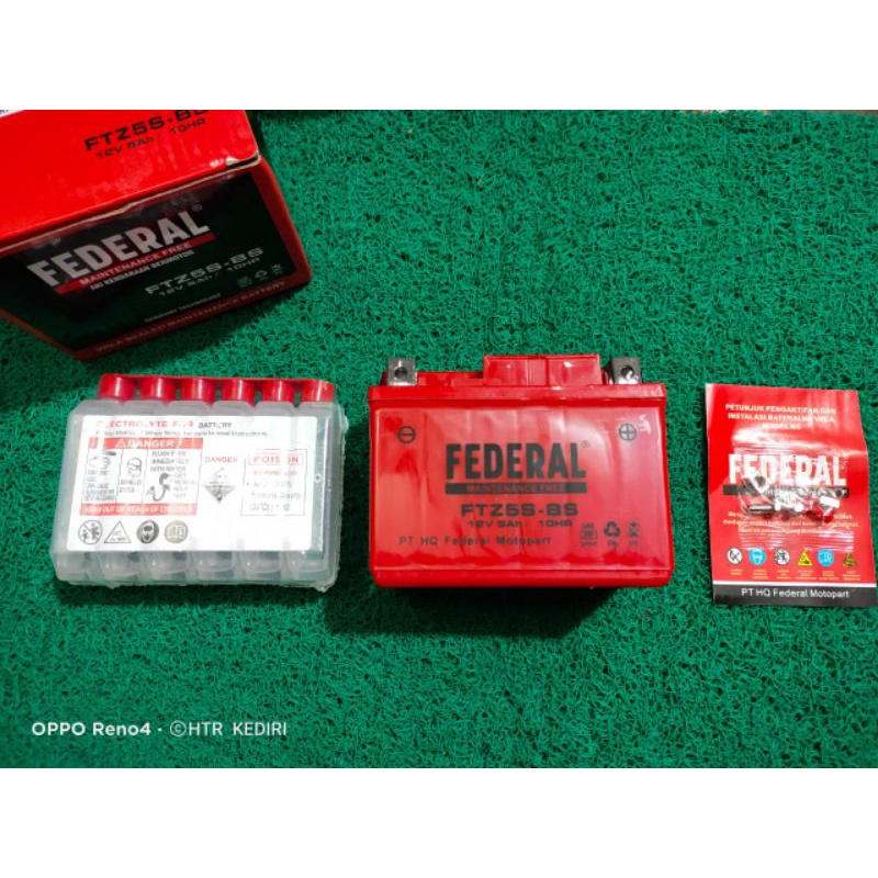 Aki accu kering federal FTZ5s/GTZ5s