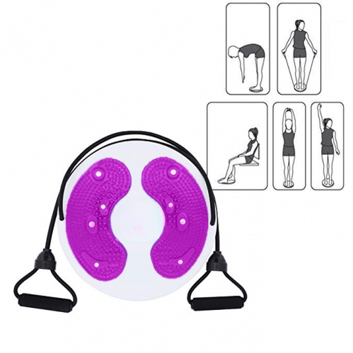 Barnik88 Magnetic Trimmer Gym Plate Waist Twisting Pelangsing Tubuh Perut Dengan Tali Alat Gym Termurah!!