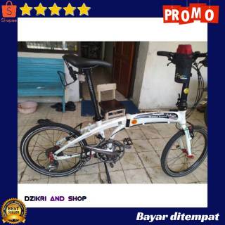 Fnhon Tornado 20 Inch Fullbike 8 Speed Folding Bike Sepeda Lipat