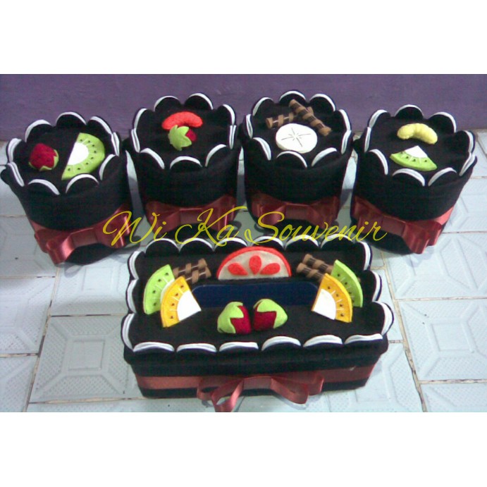 SET TOPLES FLANEL BLACK OREO FRUIT