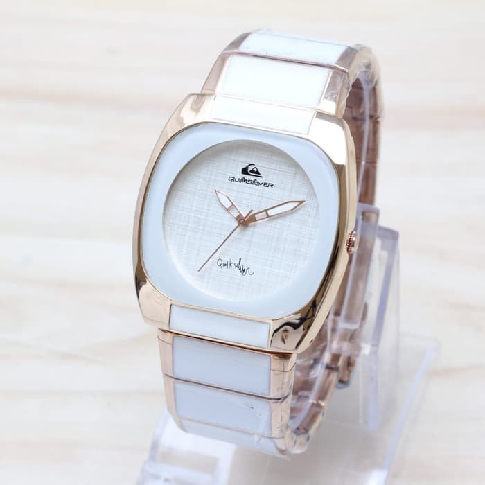 Jam Tangan Wanita Quiksilver Premium Rantai Silver