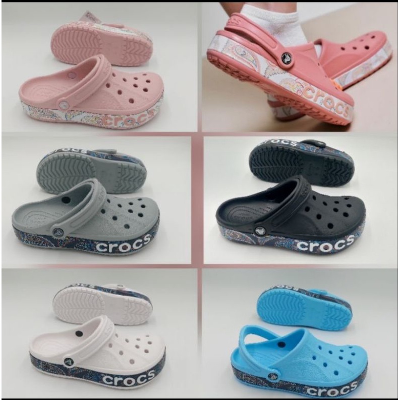 Crocs Baya Clog motif / Crocsband baya clog / crocs pria wanita / Sandal Crocs baya clog motif