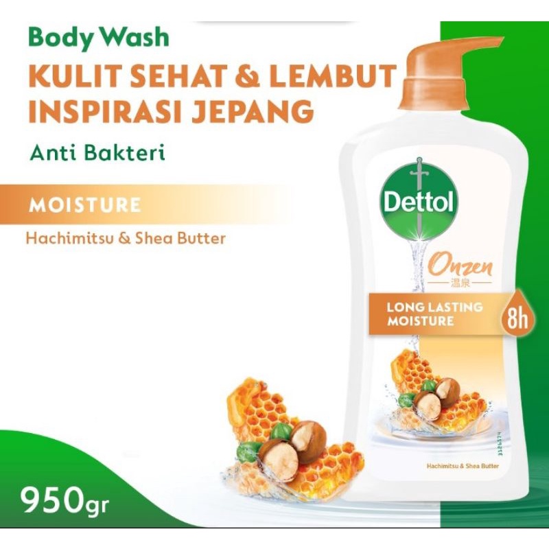 SABUN CAIR  ANTIBAKTERI DETTOL ONZEN MADU 950ml