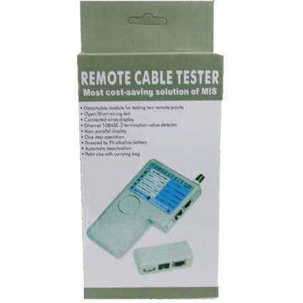 Remote Cable Tester 4in1 ( RJ-45, RJ-11, USB &amp; BNC )