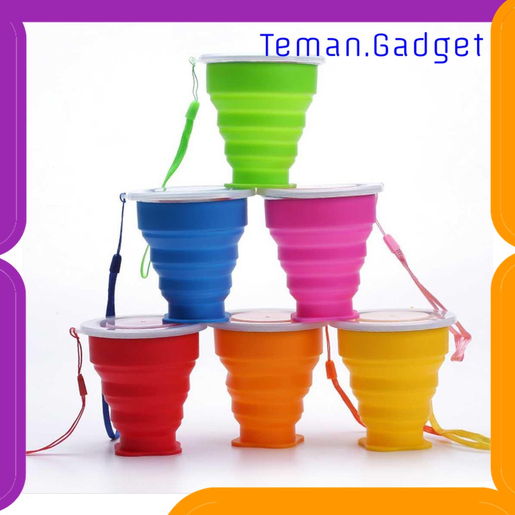 TC-PD014 GELAS LIPAT SILIKON FOLDABLE 200ML - GYBL559