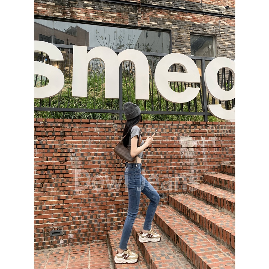 L.A.Outlet J51 Jeans ungu Jeans dasar Celana Panjang HW Kulot Jeans Boyfriend Jeans Korea Jeans Celana Jeans Impor jeans highwaist celana korean style celana jeans wanita jeans korea celana jeans kulot