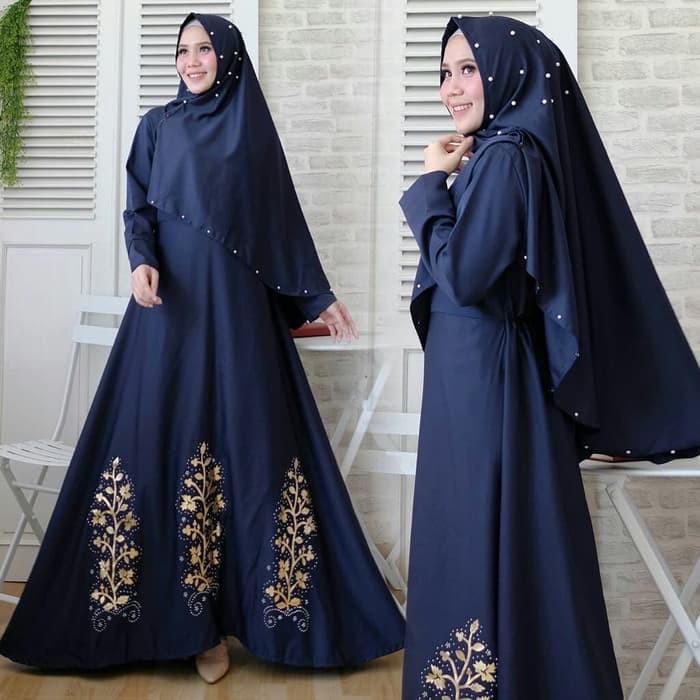 Gamis Hitam Temukan Harga Dan Penawaran Dress Muslim Online