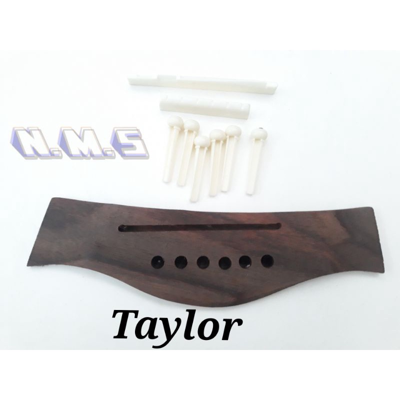 Bridge Gitar Knip Nut Saddle Akustik Apx Taylor Cort Martin Cole Clark