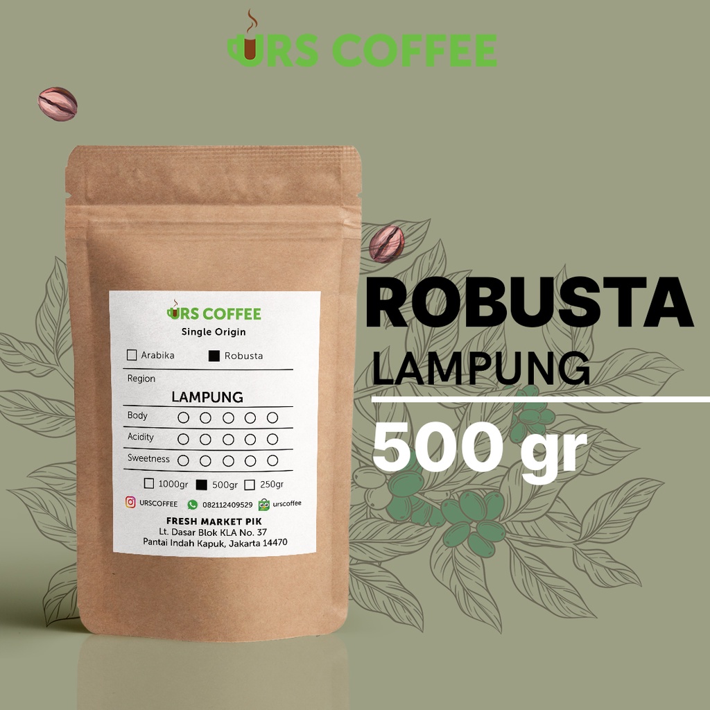 

Robusta Lampung 500 gr