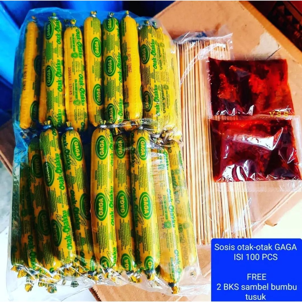 

Sosis GAGA ( 100 pcs ) Free bumbu & tusukan